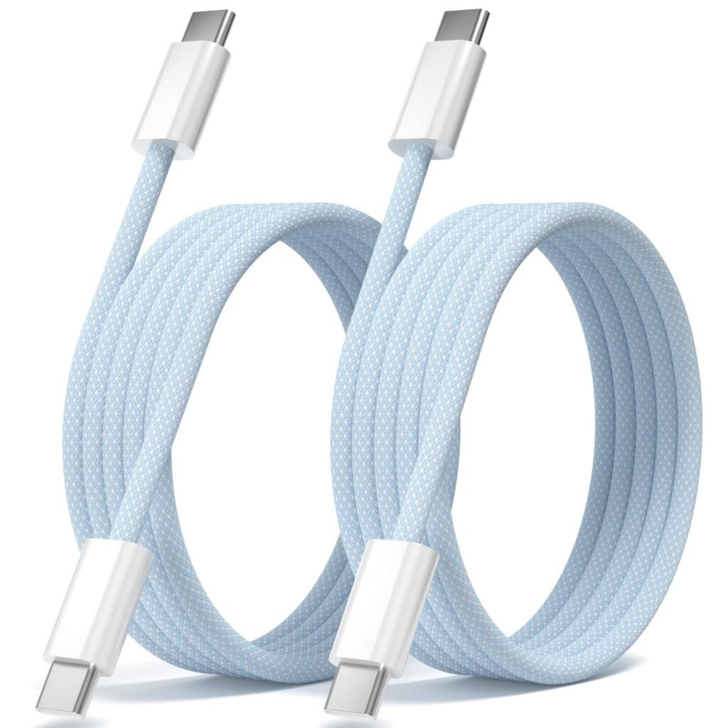 Genuine Apple power adapters and white USB C chargers for MacBooks