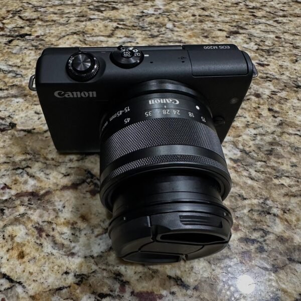 Canon EOS M200 24.1MP Mirrorless Camera with 15-45mm Lens