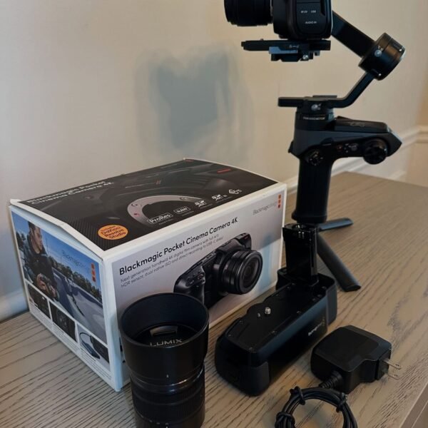 Blackmagic Pocket 4K Cinema Camera Plus accessories