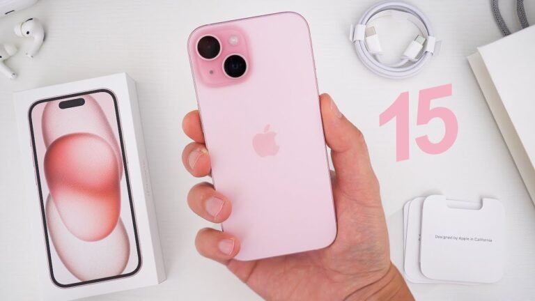 iPhone 15 Pink