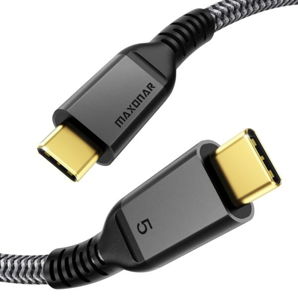 Maxonar Thunderbolt 5 Cable | 80Gbps & 240W Charging | Prime iPhones